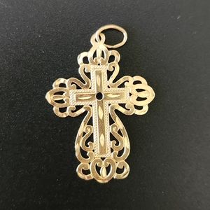 10k Gold Cross Pendant